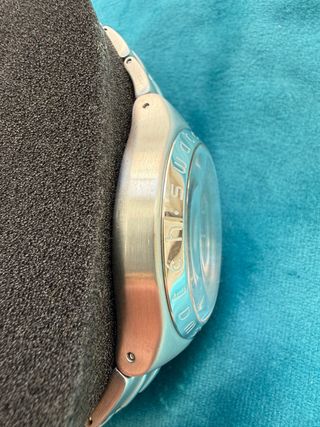 Swatch Irony Holbre IMPECABLE Peppermint 38mm