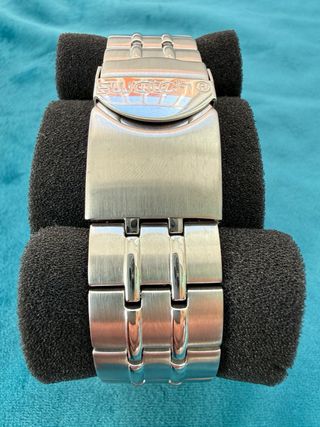 Swatch Irony Holbre IMPECABLE Peppermint 38mm