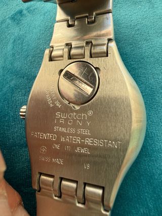 Swatch Irony Holbre IMPECABLE Peppermint 38mm