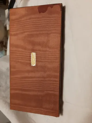 Portapenne da scrivania in pelle