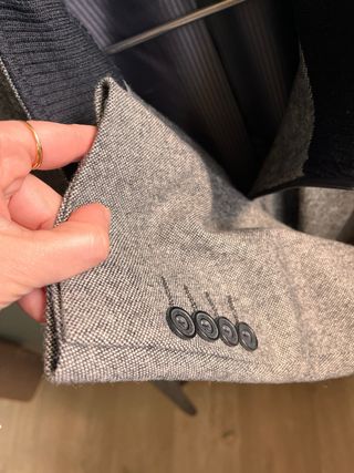 Americana Macson jaspeada gris T52