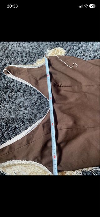 Vestido Flamenca Marrón Talla 40