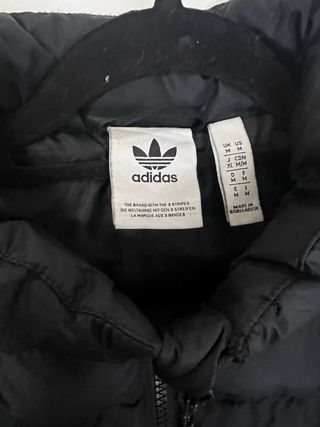Gilet Adidas nero taglia S/M chaqueta puffer