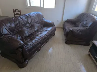 Muebles de salón y Sofás de cuero