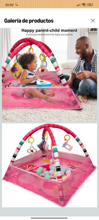 Gimnasio de juegos para bebé.