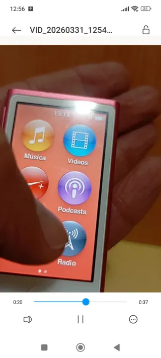 iPod Nano Rojo 16GB 7ª generación