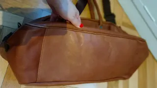 Bolso Hakei Piel Camel