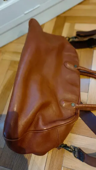 Bolso Hakei Piel Camel