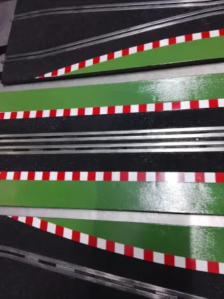 Pista Scalextric Chicane Negra Antigua