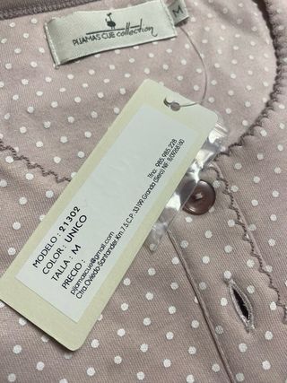 Camisón Invierno Pijamas Cue Collection Talla M