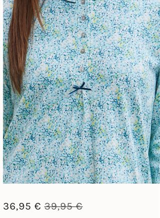 Camisón Invierno Pijamas Cue Collection Talla M