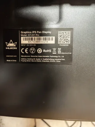 Tableta Gráfica Huion GT-221 PRO