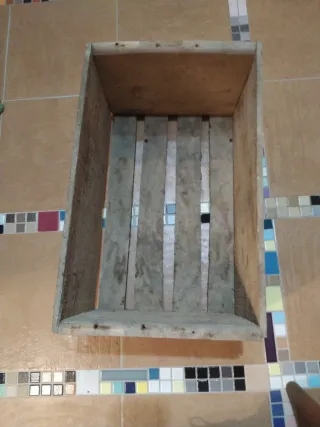 Vecchia cassa in legno Rio Negro