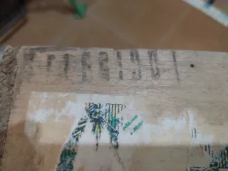 Vecchia cassa in legno Rio Negro