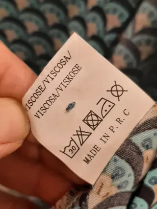 Camisa Sarah John manga larga estampado