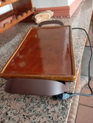 Parrilla de piedra eléctrica