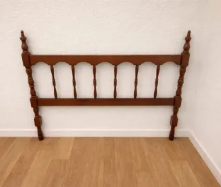 Cabezal de cama 90 vintage de madera
