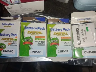 Baterías CNP-60 para Video Digital