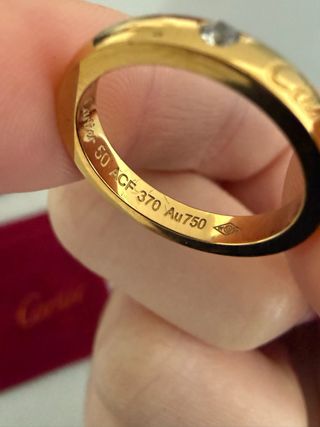 Anillo Cartier dorado