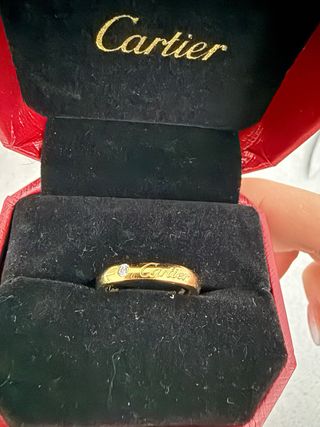 Anillo Cartier dorado