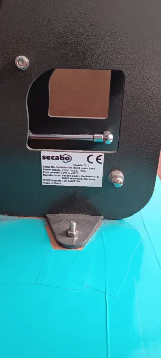 Plancha calor Secabo TC7  Prensa estampación 50x40