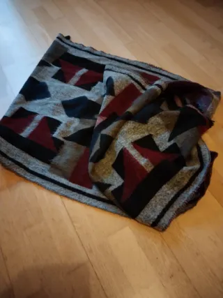 Bufanda Mango cuadros 200x63cm