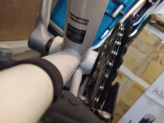 Bicicleta de paseo blanca