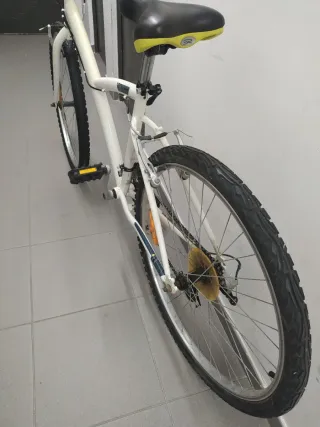 Bicicleta de paseo blanca