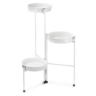 Estante Blanco para plantas 3 niveles