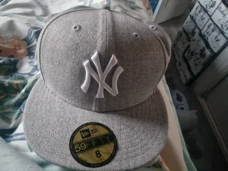 Gorra New Era 59FIFTY Gris Talla 8