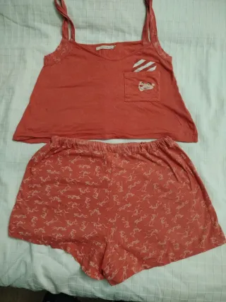 Pijama Pantera Rosa Coral