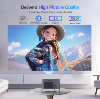 Proyector WiFi 6+Bluetooth 5.4 600 ANSI SIN ABRIR