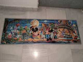 Puzzle Disney Pegado Sobre Tablero