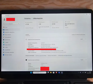 Microsoft Surface Pro X