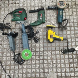 Eléctrica 100W. radial. taladradora. por