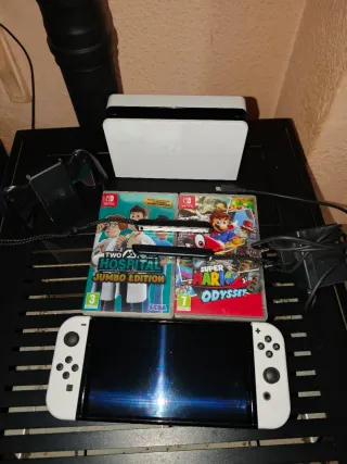 Nintendo Switch OLED Blanca
