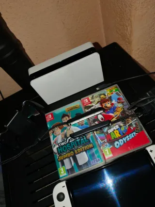 Nintendo Switch OLED Blanca