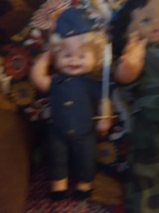 Lote Muñecas Antiguas Militares tres muñecas ofert