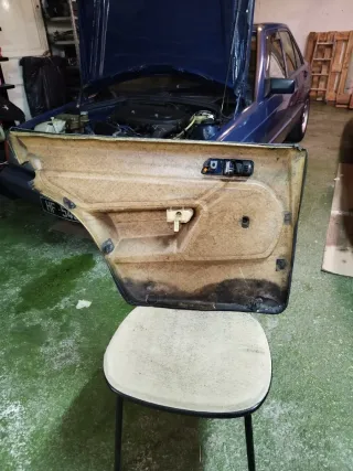 Paneles Puerta Mercedes 190 W201 Azul