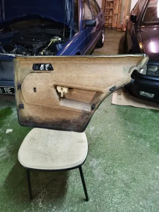 Paneles Puerta Mercedes 190 W201 Azul