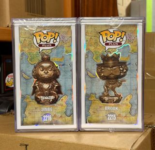 Pack 2 Funko Pop One Piece Brook y Jinbe