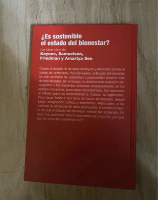 Libro: ¿Es sostenible el estado del bienestar?