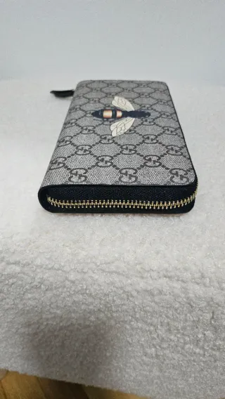 Monedero Gucci Mujer Beige Abeja