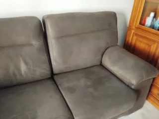 2 Sillones de Pana Gris