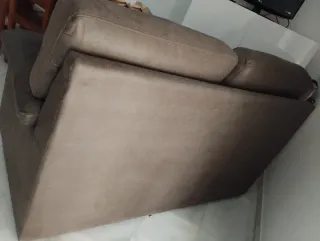 2 Sillones de Pana Gris