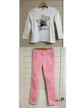 Conjunto niña Mango y El Corte Inglés 10 años