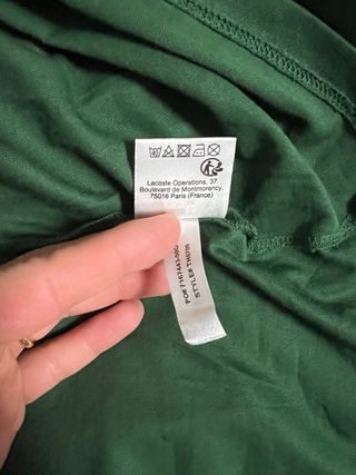Lacoste T-shirt XL Green