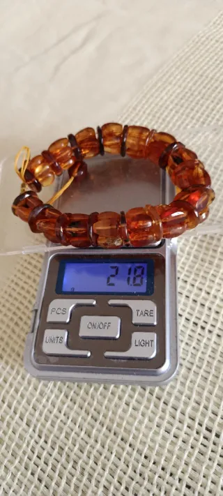 Pulsera Ámbar Báltico Hecha a Mano