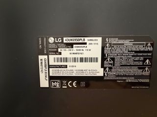 TV LG 43UK6950PLB 43 Negro/Plata