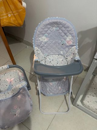 Lote Juguetes De Cuevas Toys: Trona, Portabebés